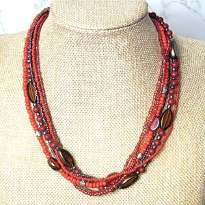 ARTISAN Multi-strand Beaded Necklace